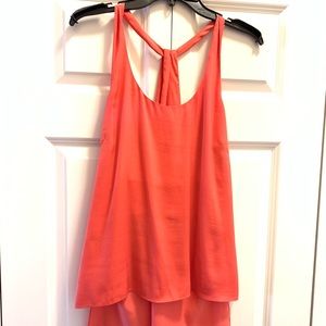 BCBG satin tank